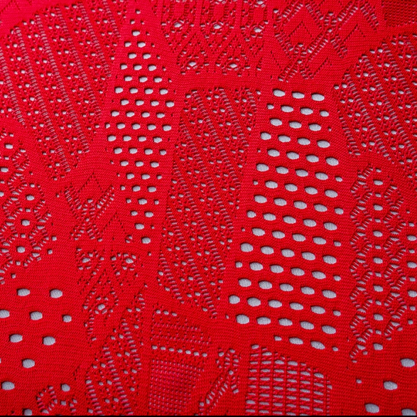 No. 64162-2: Premium Jacquard Lace with 3D Geometric Pattern for Chic Fashion