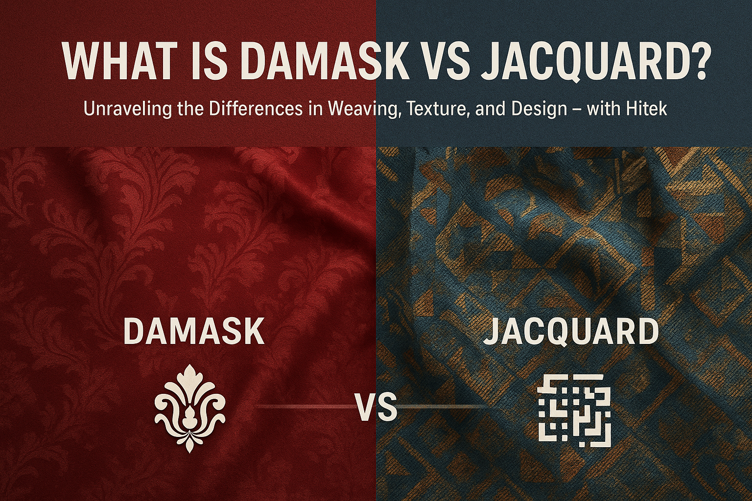 What Is Damask Vs Jacquard