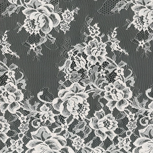 No. 64947: Nylon - Rayon Softness, Scalloped Elegance – Your Premium Leaver Lace 
