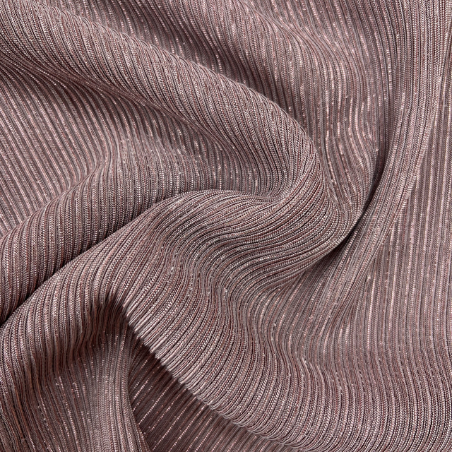 。NO.9586-1 Pleated Metallic Knit｜Shine Bold. Flow Effortlessly. Own the Moment