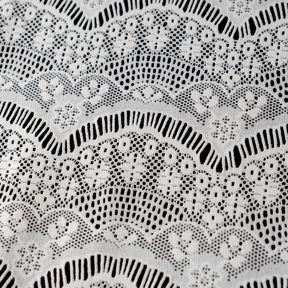 No.64759: Soft Poly - Like Jacquard Fabric for Elegant Beach Creations